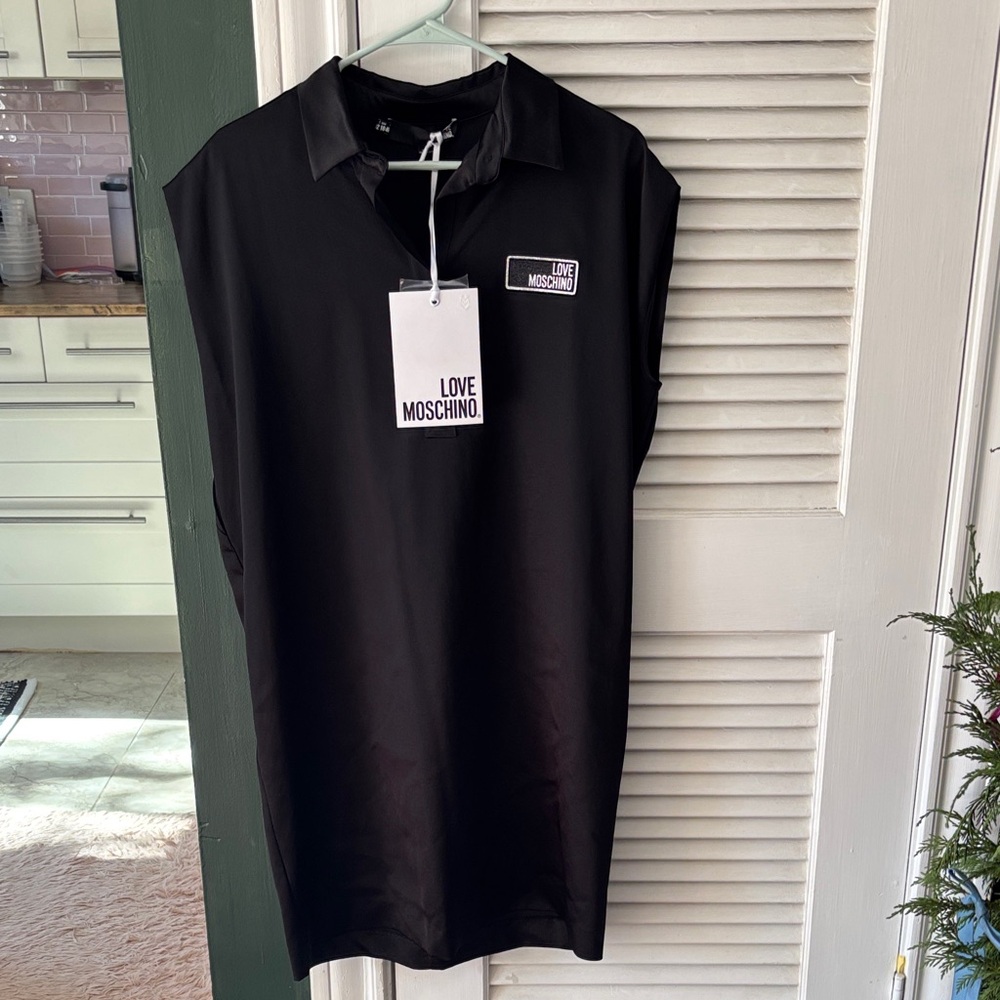 Love Moschino Men's Black Polo Shirt